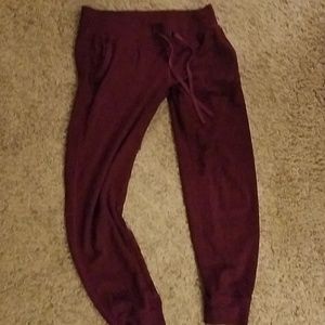 Maroon Old Navy joggers